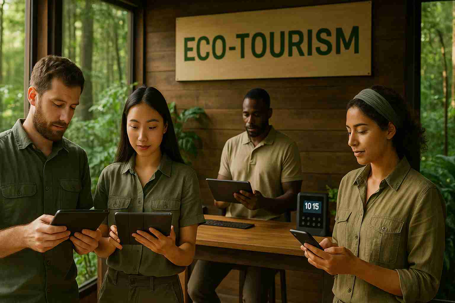 Digitally Managing Staff and Eco-Tourism: A New Era
