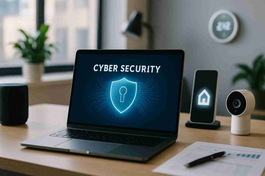 An image illustrating Navigating Cybersecurity in the Age of Smart Devices and IoT