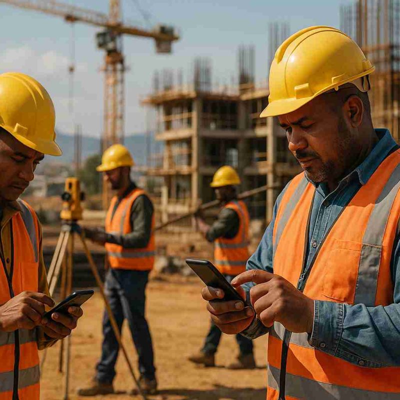 An image illustrating Why Better Times Is the Best Mobile App Time and Attendance System in South Africa's Construction Industry